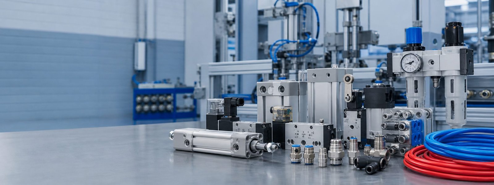 Pneumatic and automation components