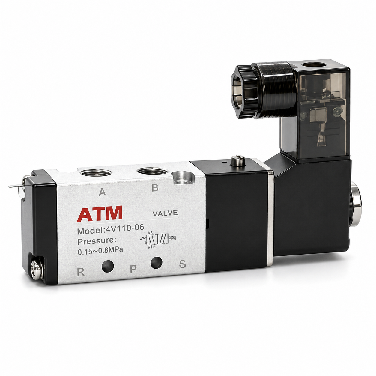 4V110 Series 5/2-Way Single Solenoid Valve