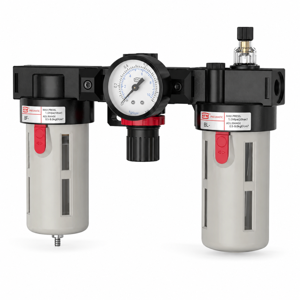 AirTAC BC Series Three-Piece FRL Air Preparation Unit