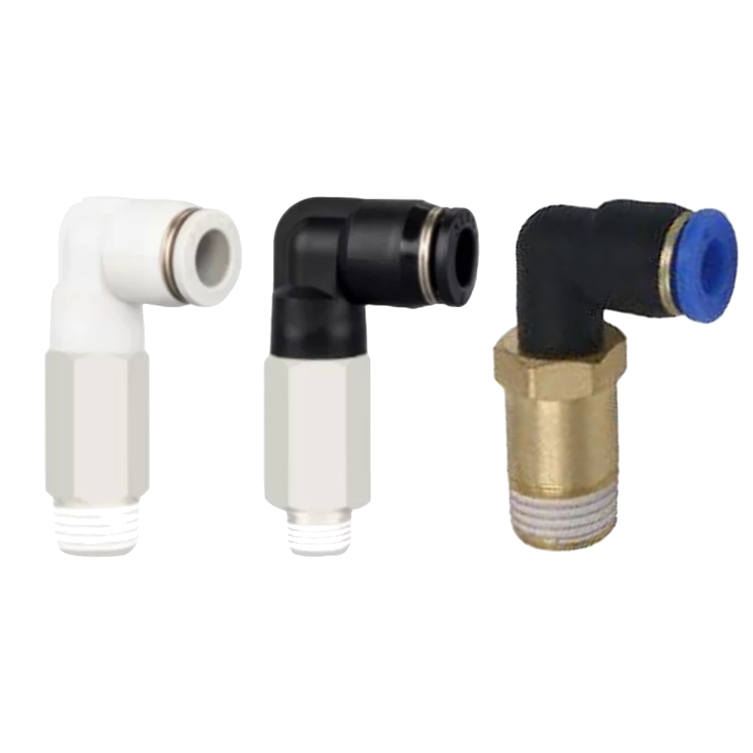 PLL Series Extended Male Elbow Push-In Pneumatic Fitting
