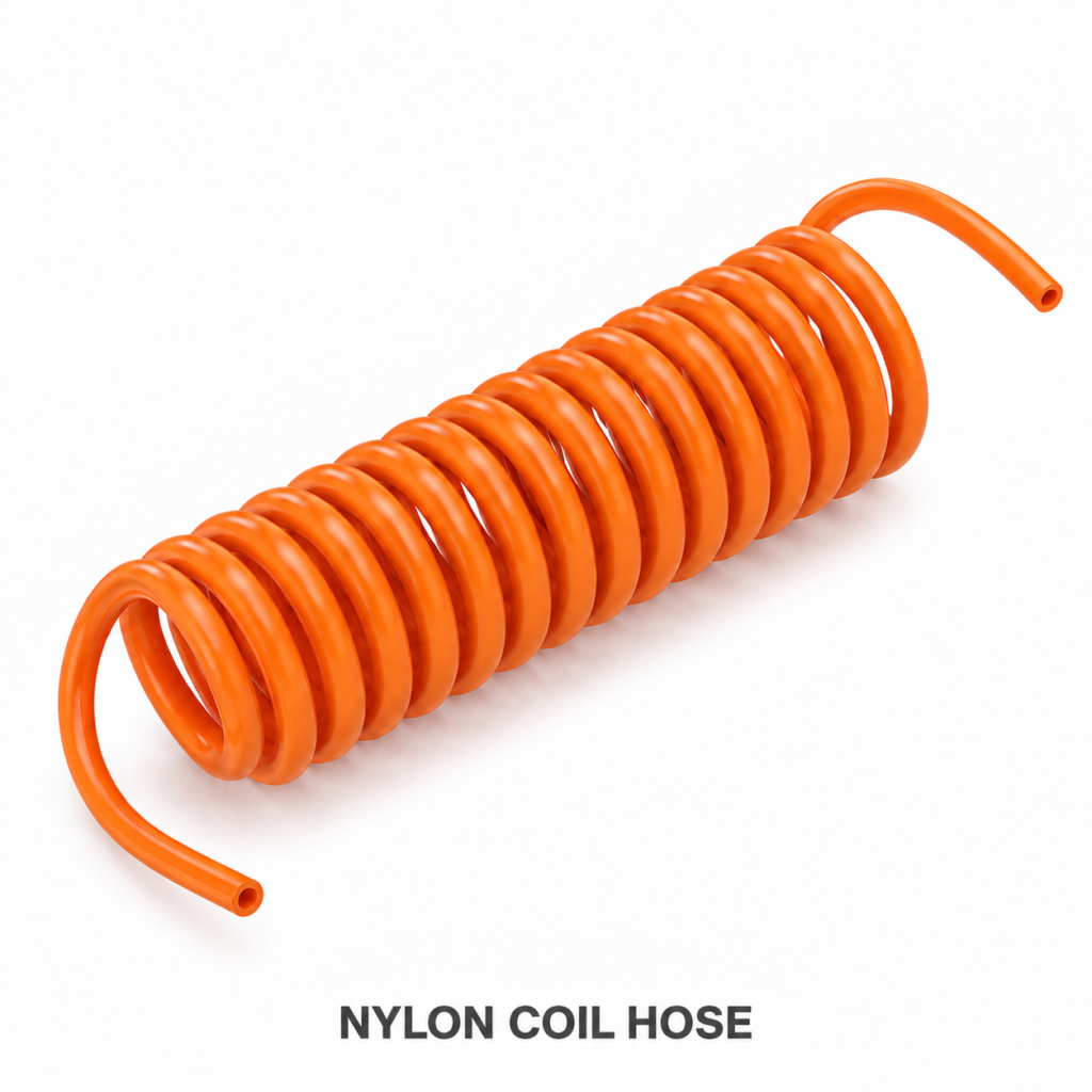 PA Nylon Coiled Pneumatic Air Hose