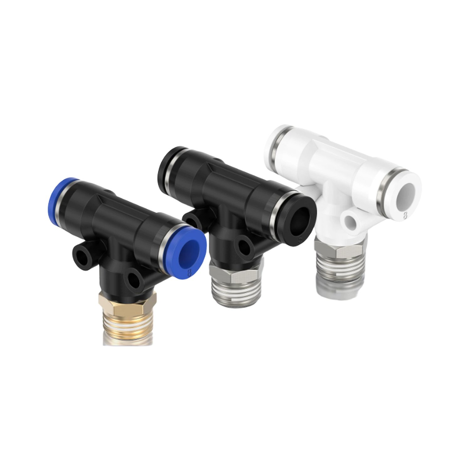 PB Series Male Branch Tee Push-In Pneumatic Fitting