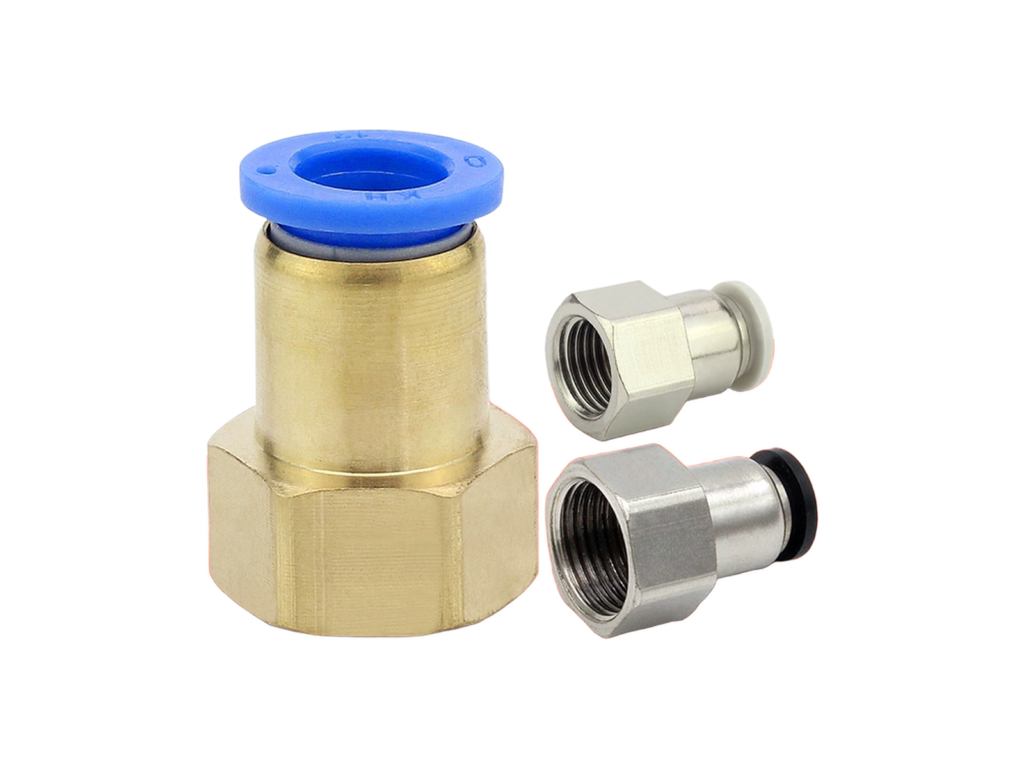 PCF Series Female Straight Push-In Pneumatic Fitting