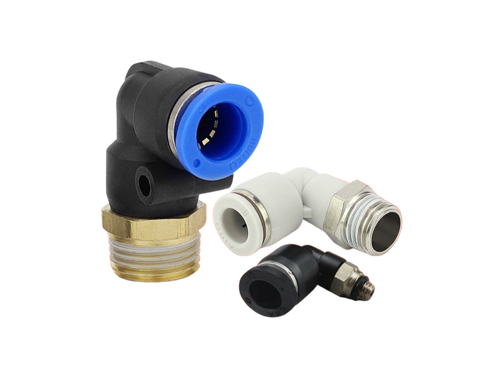 PL Series Male Elbow Push-In Pneumatic Fitting